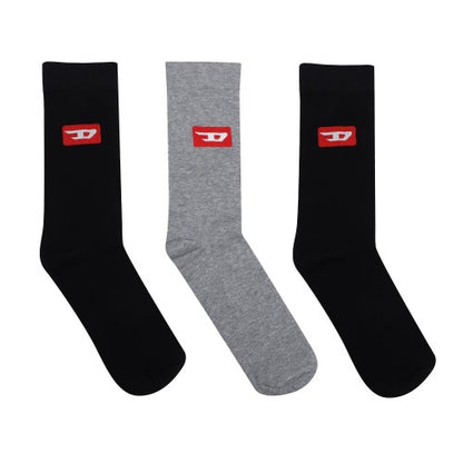 Front - Diesel Unisex Adult Crew Socks (Pack of 3)