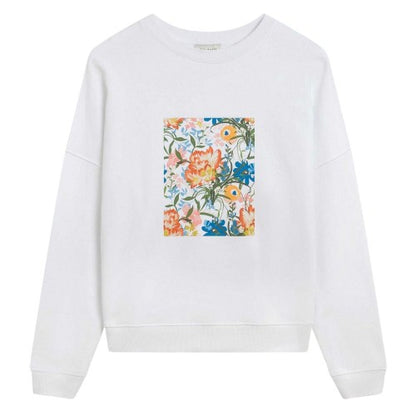 Front - Ted Baker Womens/Ladies Floral Relaxed Fit Sweatshirt
