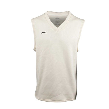 Front - Slazenger Childrens/Kids Logo Polyester Sweater Vest