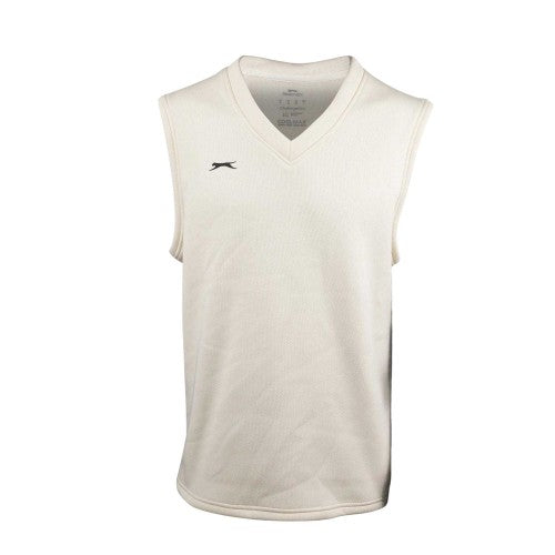 Front - Slazenger Childrens/Kids Logo Polyester Sweater Vest