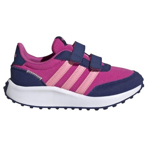 Front - Adidas Childrens/Kids Run 70s Suede Trainers