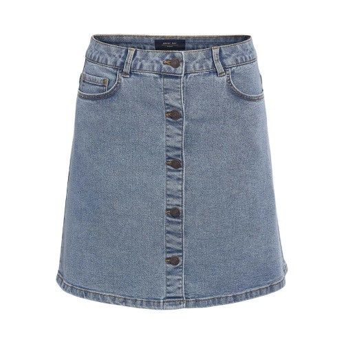 Front - Noisy May Womens/Ladies Denim A-line Mini Skirt