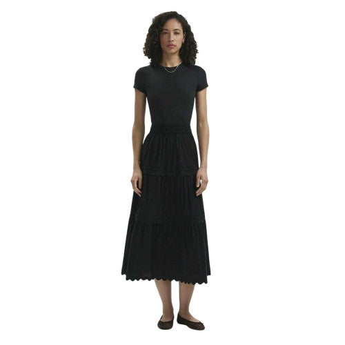 Front - Finery Womens/Ladies Tiered Cotton Poplin Maxi Skirt