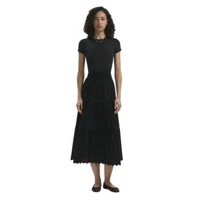 Front - Finery Womens/Ladies Tiered Cotton Poplin Maxi Skirt