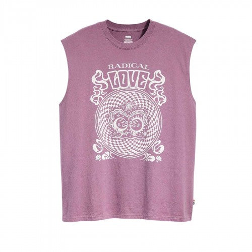 Front - Levis Mens Graphic Print Pride Tank Top