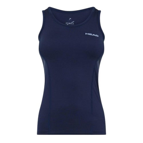 Front - Head Womens/Ladies Jersey Scoop Neck Slim Tank Top