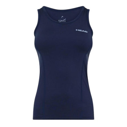 Front - Head Womens/Ladies Jersey Scoop Neck Slim Tank Top