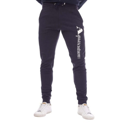 Front - Aquascutum Mens Logo Jogging Bottoms