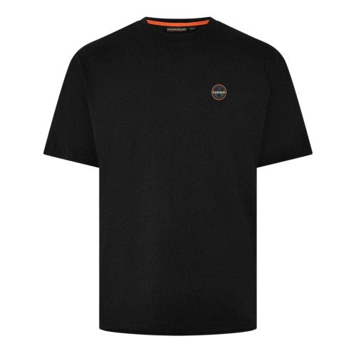 Front - Napapijri Mens Recycled Cotton T-Shirt