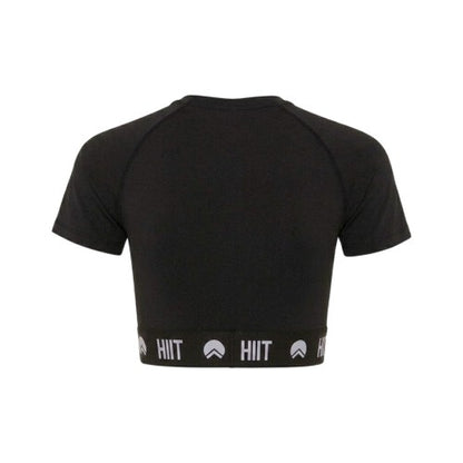 Front - HIIT Womens/Ladies Logo Crop Top