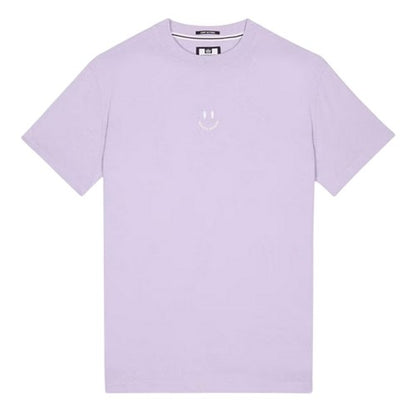 Front - Weekend Offender Mens Smile Graphic Regular Short-Sleeved T-Shirt
