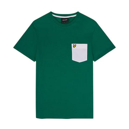 Front - Lyle & Scott Mens Cotton Chest Pocket T-Shirt