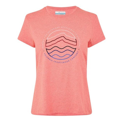Front - Columbia Womens/Ladies Sloan Ridge Graphic Print T-Shirt