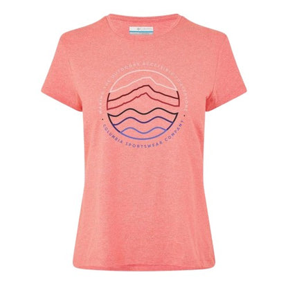 Front - Columbia Womens/Ladies Sloan Ridge Graphic Print T-Shirt
