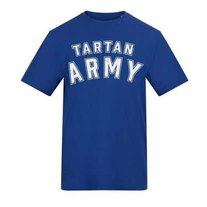 Front - AWD Mens Tartan Army Scotland T-Shirt