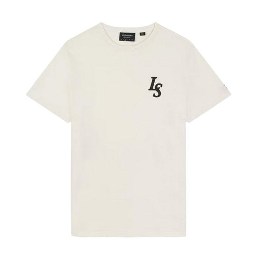 Front - Lyle & Scott Mens Emblem Cotton Logo T-Shirt