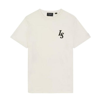 Front - Lyle & Scott Mens Emblem Cotton Logo T-Shirt