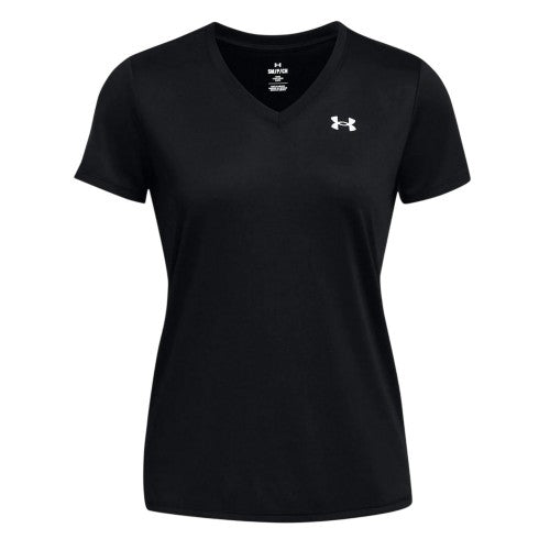 Front - Under Armour Womens/Ladies V Neck T-Shirt