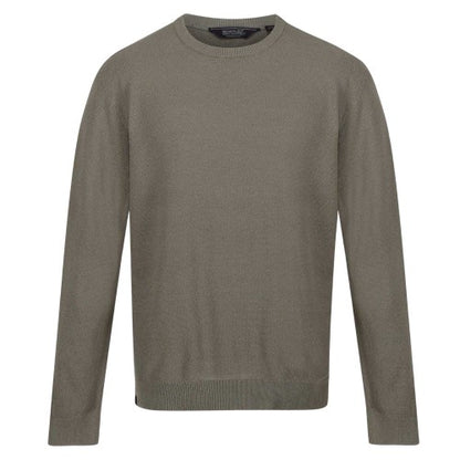 Front - Regatta Mens Cautley Crew Neck Long-Sleeved Sweater Top