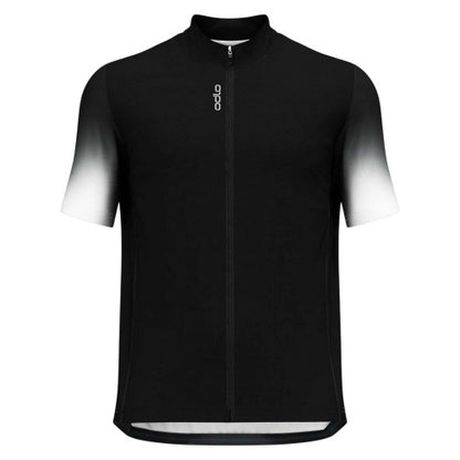 Front - Odlo Mens Gradient Print Slim Cycling Jersey