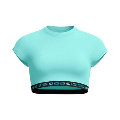 Front - Speedo Womens/Ladies Logo Crop Top