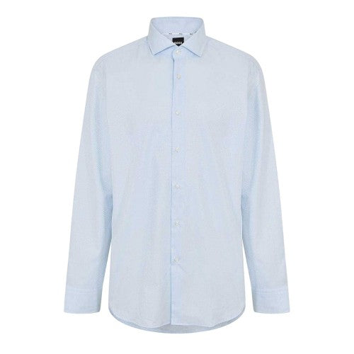Front - Boss Mens Joe Spread Collar Shirt