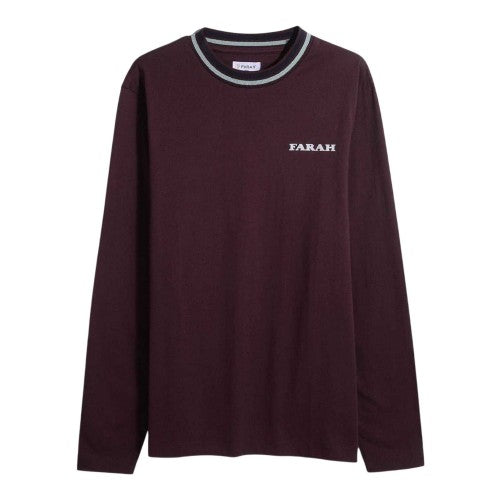 Front - Farah Mens Colorado Crew Neck Regular Sweatshirt