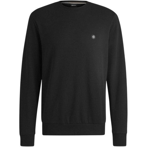 Front - Boss Mens Patch Crew Neck Sweatshirt
