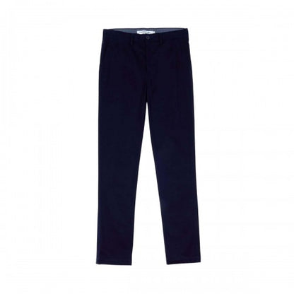 Front - Lacoste Mens Gabardine Stretch Slim Trousers