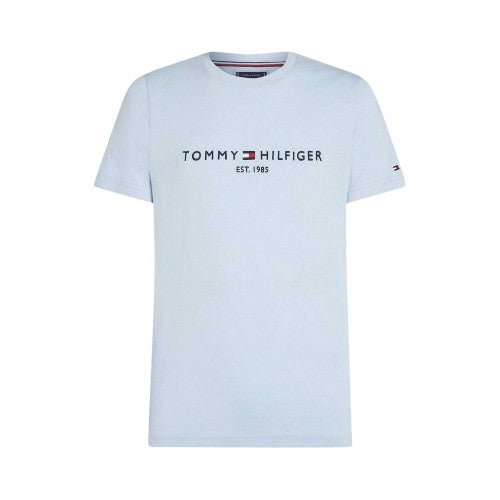 Front - Tommy Hilfiger Womens/Ladies Chest Logo Crew Neck T-Shirt