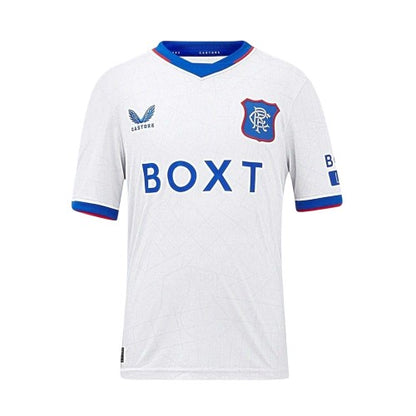 Front - Castore Childrens/Kids 2024 2025 Rangers FC Away Jersey