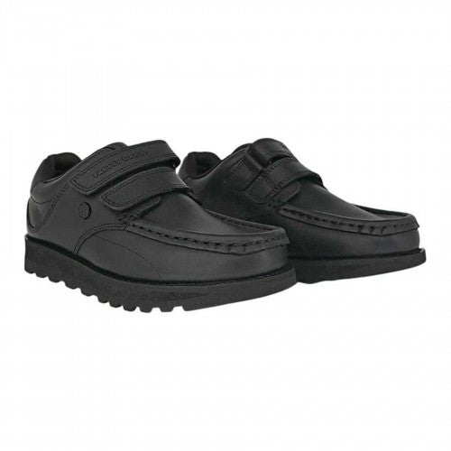 Front - Pretty Green Childrens/Kids Harrow Leather School Shoes