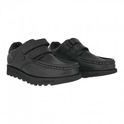 Front - Pretty Green Childrens/Kids Harrow Leather School Shoes