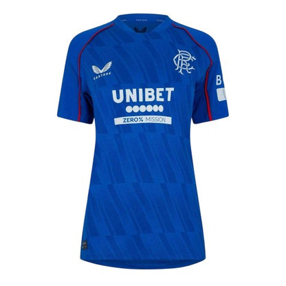 Front - Castore Womens/Ladies Rangers FC Home Shirt