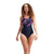 Front - Speedo Womens/Ladies Hyper Boom Placement Muscleback One Piece Swimsuit