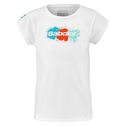 Front - Babolat Childrens/Kids Paint Splatter Crew Neck Regular T-Shirt