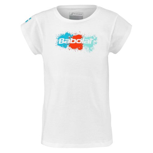Front - Babolat Childrens/Kids Paint Splatter Crew Neck Regular T-Shirt