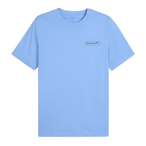 Front - Puma Mens Circle Logo Regular T-Shirt