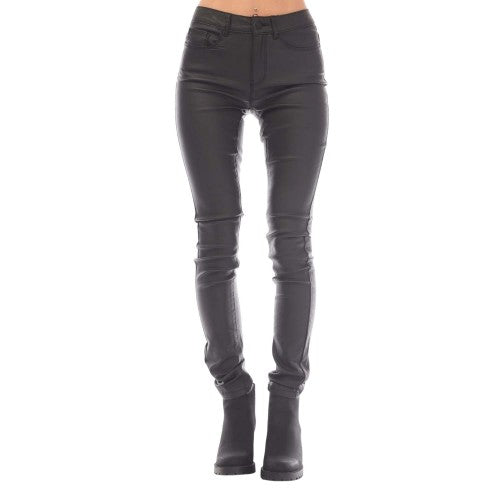 Front - Only Womens/Ladies Anne K Faux Leather Trousers