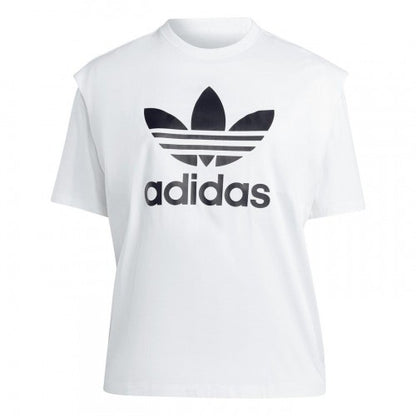 Front - Adidas Womens/Ladies Originals Cotton Plus T-Shirt