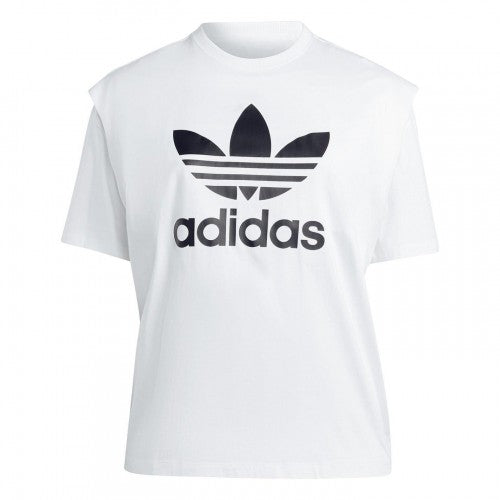 Front - Adidas Womens/Ladies Originals Cotton Plus T-Shirt