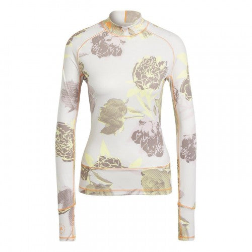 Front - Adidas Womens/Ladies Stella McCartney Floral T-Shirt