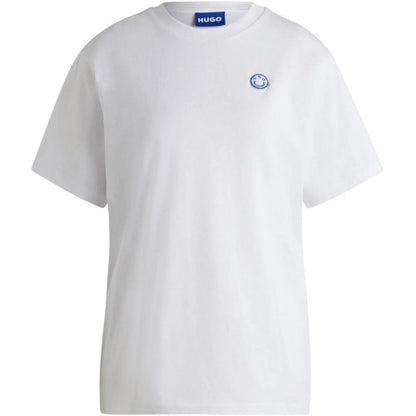 Front - Hugo Womens/Ladies Embroidered Logo T-Shirt