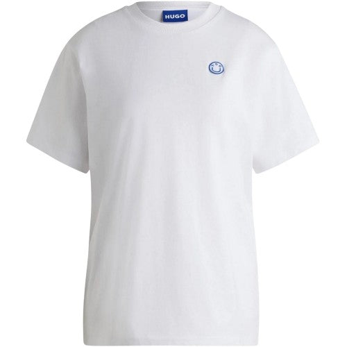 Front - Hugo Womens/Ladies Embroidered Logo T-Shirt