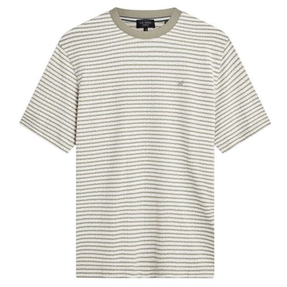 Front - Ted Baker Mens Striped T-Shirt