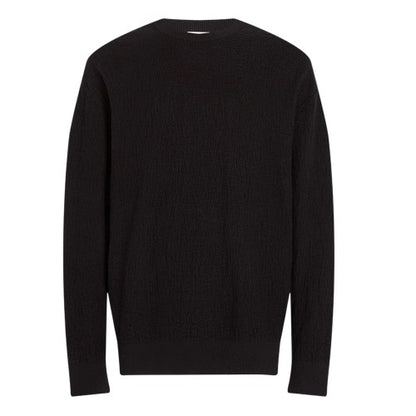 Front - Calvin Klein Mens Jacquard Crew Neck Sweatshirt
