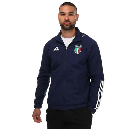 Front - Adidas Mens Tiro 23 Italy Presentation Track Top