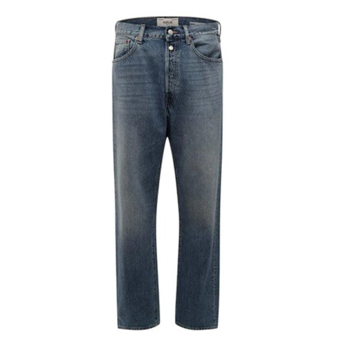 Front - Replay Mens Cotton Straight Jeans