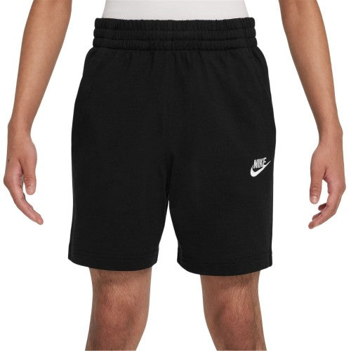 Front - Nike Boys Logo Jersey Shorts
