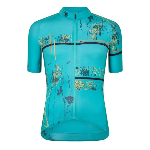 Front - Endura Mens Endura FS260 Abstract Cycling Jersey